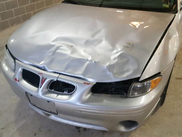 1G2WK52J13F131094 - 2003 PONTIAC GRAND PRIX SILVER photo 9