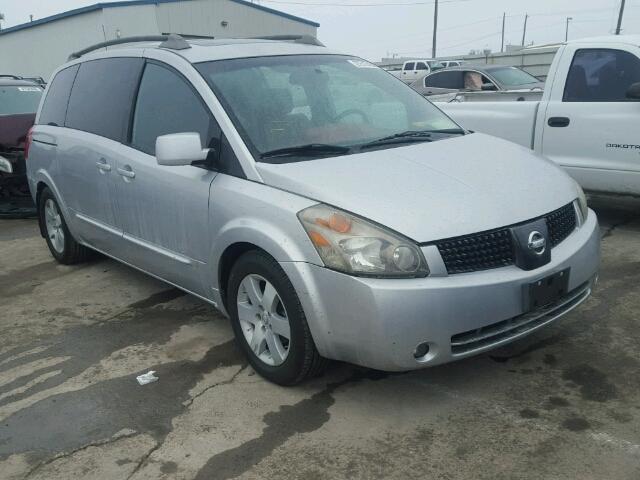 5N1BV28U94N366587 - 2004 NISSAN QUEST S SILVER photo 1