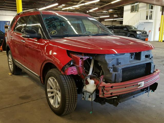 1FMHK8D89CGA60586 - 2012 FORD EXPLORER X RED photo 1