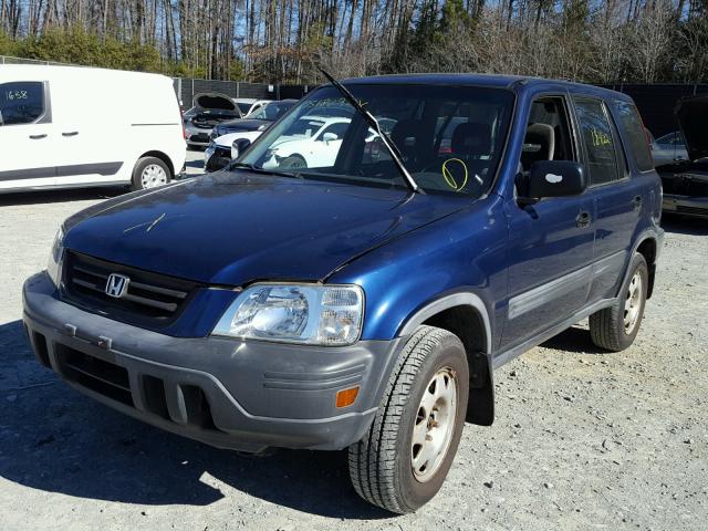 JHLRD1847VC011532 - 1997 HONDA CR-V LX BLUE photo 2