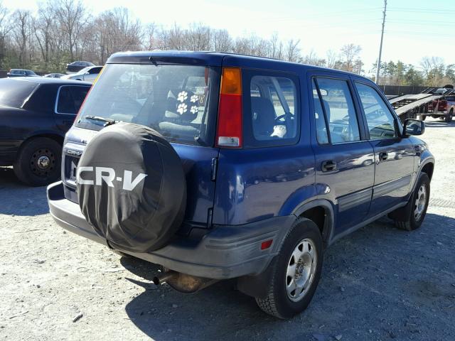 JHLRD1847VC011532 - 1997 HONDA CR-V LX BLUE photo 4