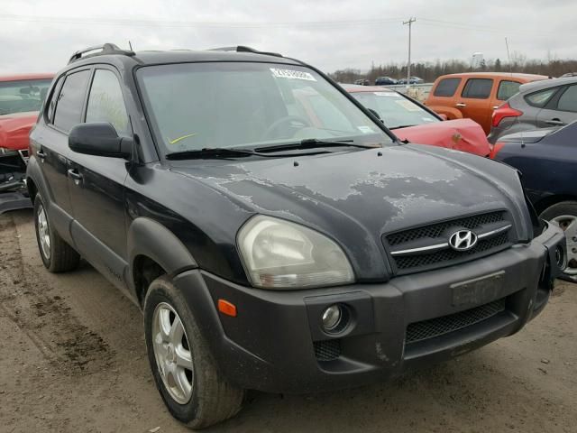 KM8JN72D15U062324 - 2005 HYUNDAI TUCSON GLS BLACK photo 1