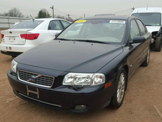 YV1TH592561446732 - 2006 VOLVO S80 2.5T BLACK photo 2