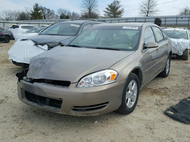 2G1WT58K679206176 - 2007 CHEVROLET IMPALA LT GOLD photo 2