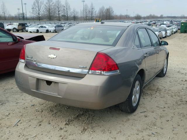 2G1WT58K679206176 - 2007 CHEVROLET IMPALA LT GOLD photo 4