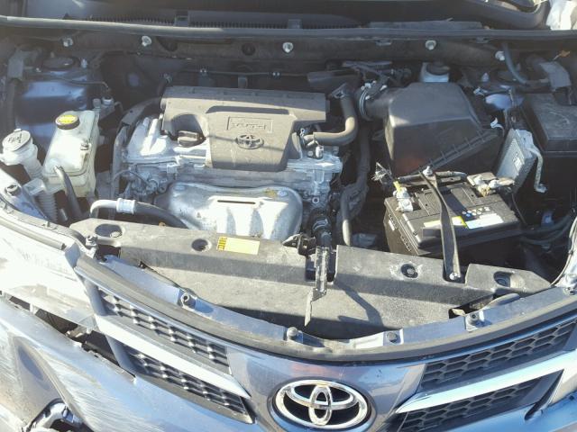 JTMZFREVXD5001227 - 2013 TOYOTA RAV4 LE BLUE photo 7