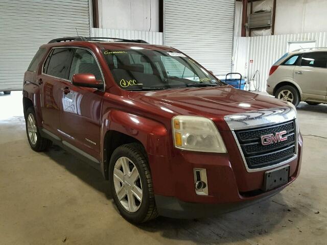 2CTFLDEY4A6284088 - 2010 GMC TERRAIN SL MAROON photo 1