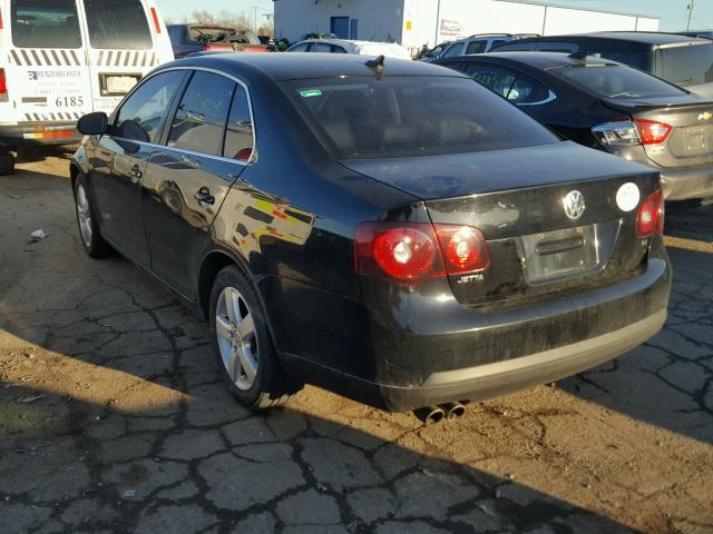 3VWRM71K39M144864 - 2009 VOLKSWAGEN JETTA SE BLACK photo 3