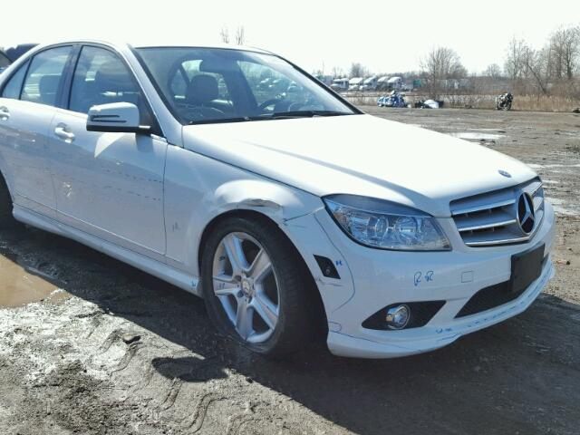 WDDGF8BB6AF450766 - 2010 MERCEDES-BENZ C 300 4MAT WHITE photo 9