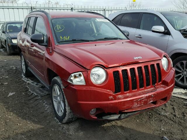 1J4NF4FB4AD581060 - 2010 JEEP COMPASS SP RED photo 1