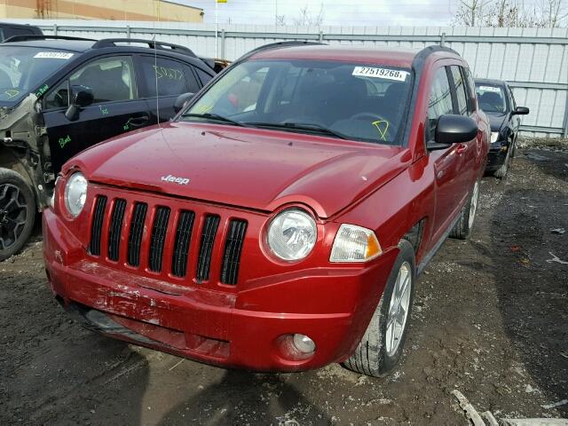 1J4NF4FB4AD581060 - 2010 JEEP COMPASS SP RED photo 2