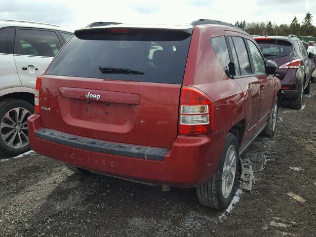 1J4NF4FB4AD581060 - 2010 JEEP COMPASS SP RED photo 4
