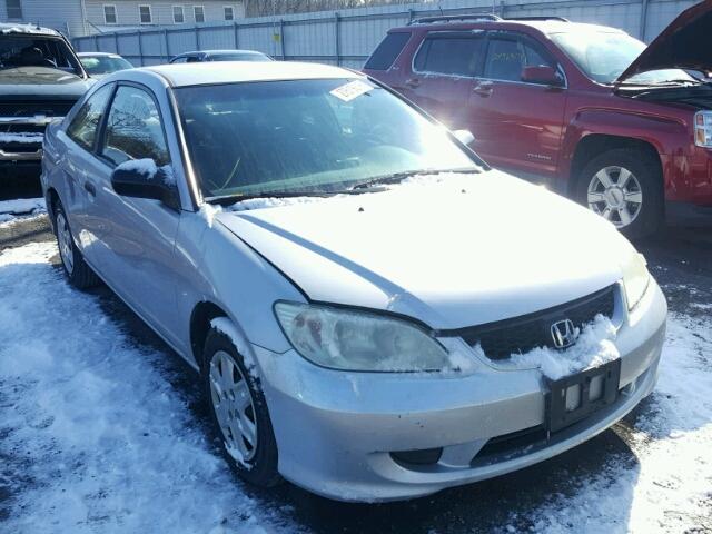 1HGEM22134L009017 - 2004 HONDA CIVIC DX V SILVER photo 1