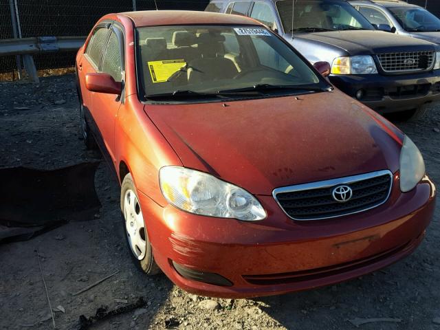 2T1BR32E88C859508 - 2008 TOYOTA COROLLA CE BURGUNDY photo 1