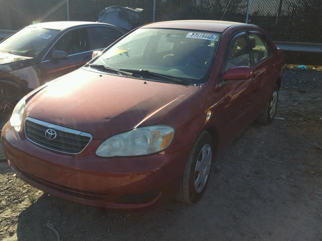 2T1BR32E88C859508 - 2008 TOYOTA COROLLA CE BURGUNDY photo 2