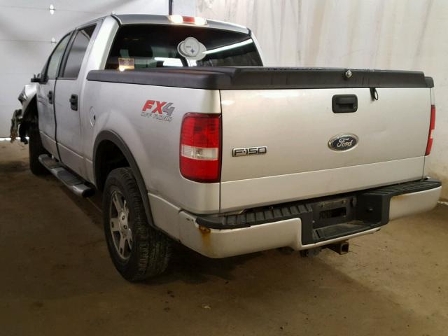 1FTPW14528FB61662 - 2008 FORD F150 SUPER SILVER photo 3