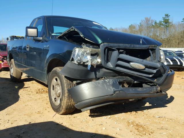 1FTRF12W08KD69504 - 2008 FORD F150 GREEN photo 1