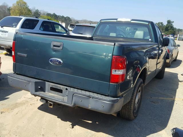 1FTRF12W08KD69504 - 2008 FORD F150 GREEN photo 4