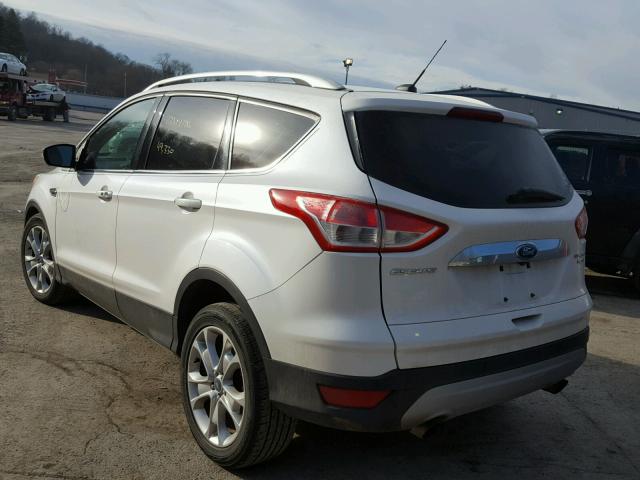 1FMCU9J95EUA36359 - 2014 FORD ESCAPE TIT WHITE photo 3