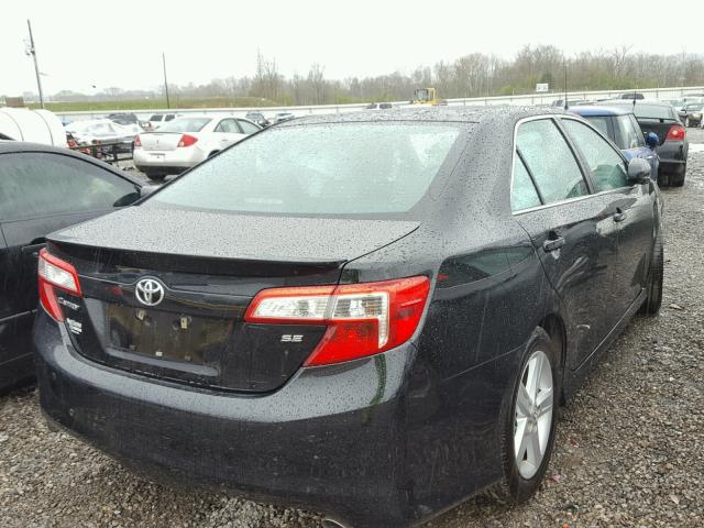 4T1BF1FKXEU304535 - 2014 TOYOTA CAMRY L BLACK photo 4