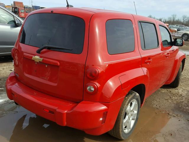 3GNDA23D58S570130 - 2008 CHEVROLET HHR LT RED photo 4