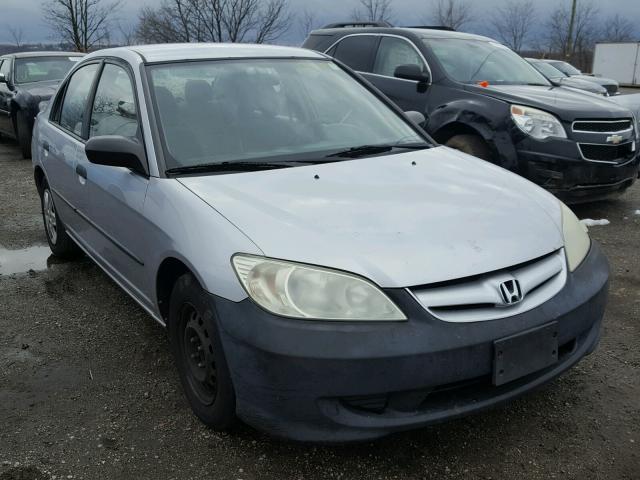 1HGES16374L024289 - 2004 HONDA CIVIC DX V SILVER photo 1