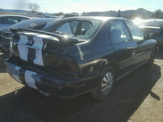 1HGCD5639TA211617 - 1996 HONDA ACCORD LX BLACK photo 4