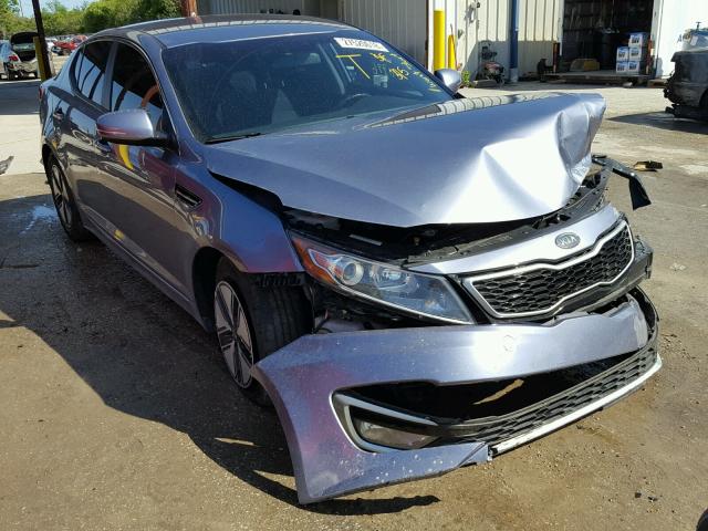 KNAGM4ADXC5010955 - 2012 KIA OPTIMA HYB BLUE photo 1