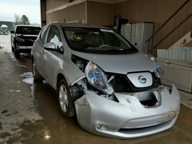 JN1AZ0CP3CT023636 - 2012 NISSAN LEAF SV SILVER photo 1