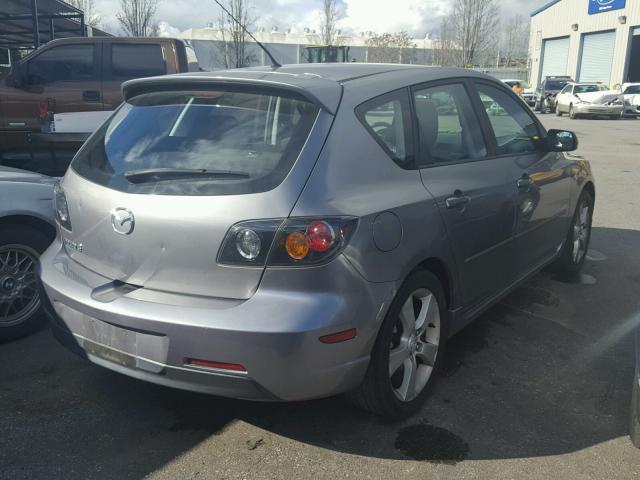 JM1BK144361433210 - 2006 MAZDA 3 HATCHBAC SILVER photo 4