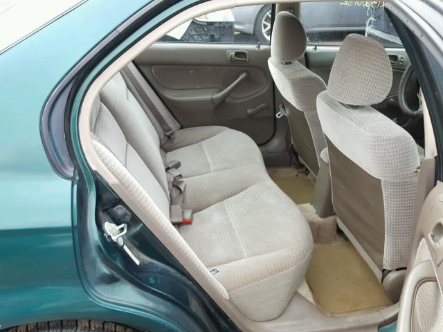 2HGEJ6614XH558608 - 1999 HONDA CIVIC BASE GREEN photo 6