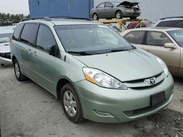 5TDZA23C26S537559 - 2006 TOYOTA SIENNA CE GREEN photo 1