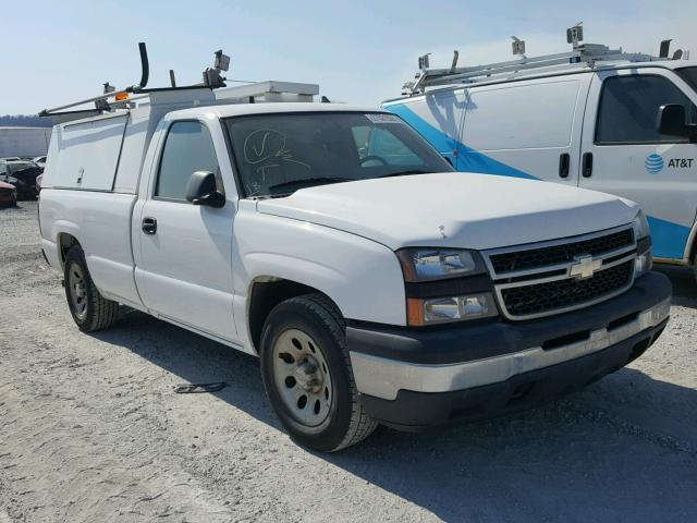 1GCEC14X77Z147254 - 2007 CHEVROLET SILVERADO WHITE photo 1