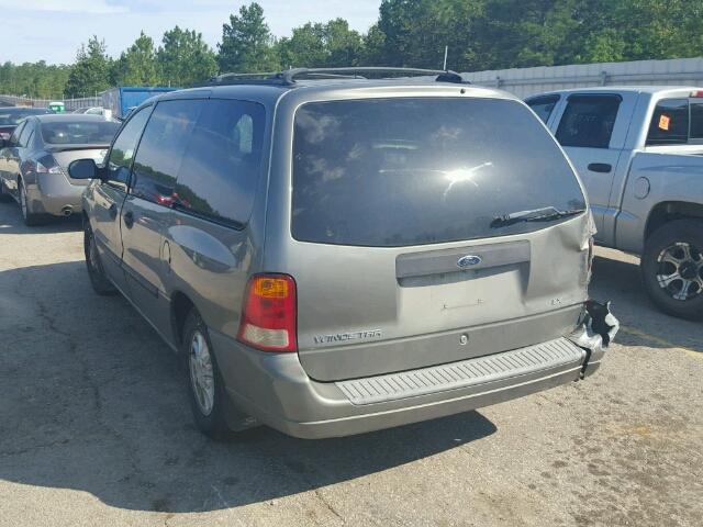 2FMZA51423BB32243 - 2003 FORD WINDSTAR L GRAY photo 3