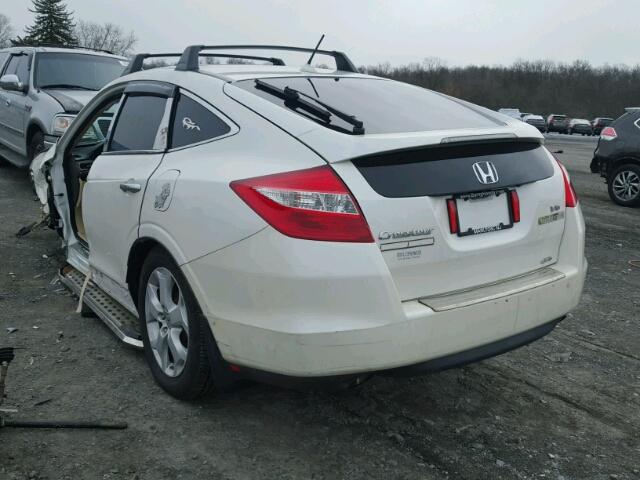 5J6TF2H52CL008282 - 2012 HONDA CROSSTOUR WHITE photo 3