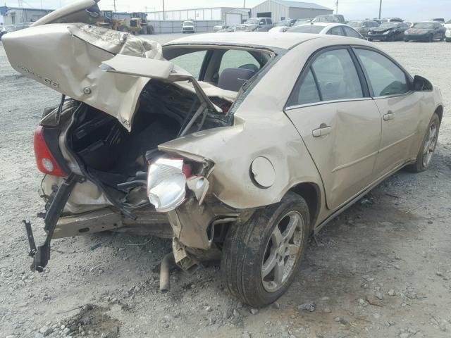 1G2ZG58N574123106 - 2007 PONTIAC G6 BASE GOLD photo 4