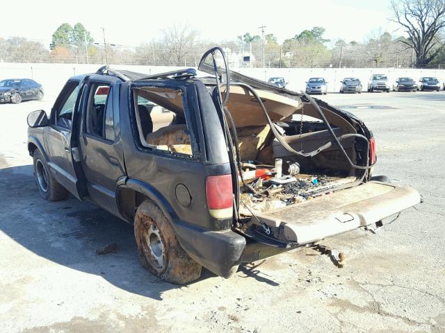 1GNCS13W9S2245066 - 1995 CHEVROLET BLAZER BLACK photo 3