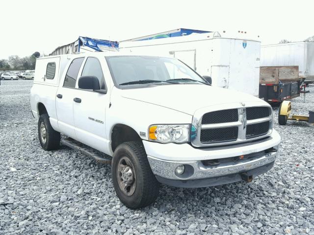 3D7KU28D84G202236 - 2004 DODGE RAM 2500 S WHITE photo 1