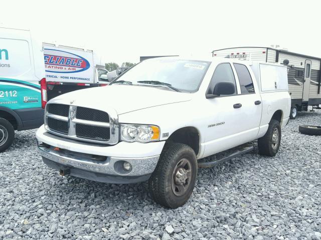 3D7KU28D84G202236 - 2004 DODGE RAM 2500 S WHITE photo 2