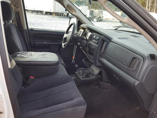 3D7KU28D84G202236 - 2004 DODGE RAM 2500 S WHITE photo 5