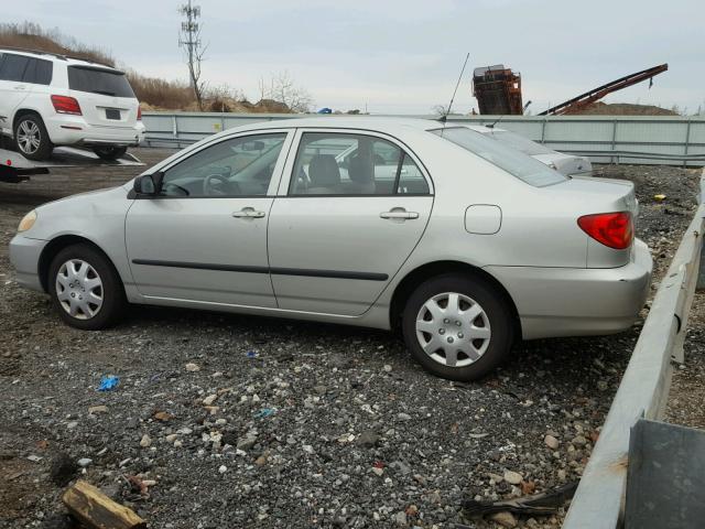 2T1BR32E33C032461 - 2003 TOYOTA COROLLA CE SILVER photo 3