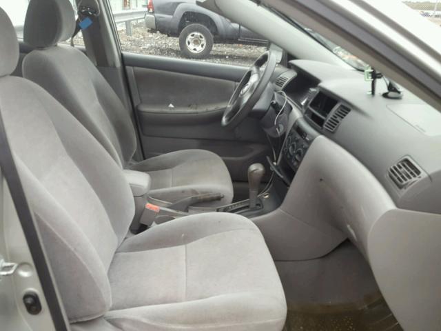 2T1BR32E33C032461 - 2003 TOYOTA COROLLA CE SILVER photo 5