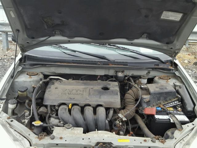 2T1BR32E33C032461 - 2003 TOYOTA COROLLA CE SILVER photo 7