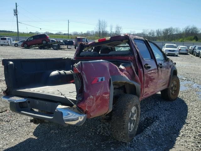 1GCDT136058255075 - 2005 CHEVROLET COLORADO MAROON photo 4