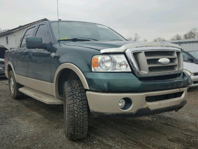 1FTPW12V48KD20613 - 2008 FORD F150 SUPER GREEN photo 1