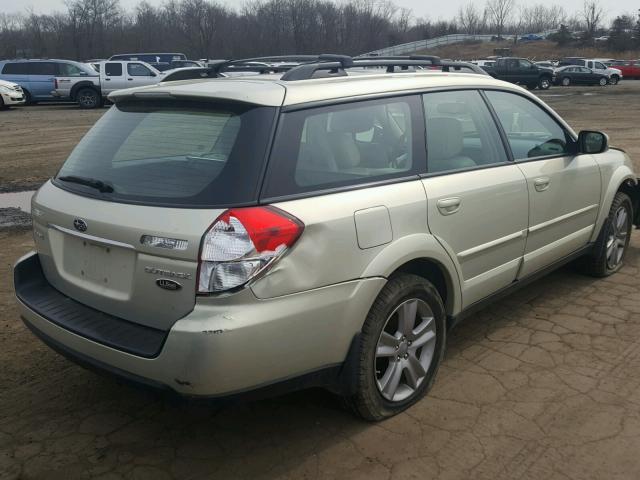 4S4BP86C374316737 - 2007 SUBARU LEGACY OUT SILVER photo 4