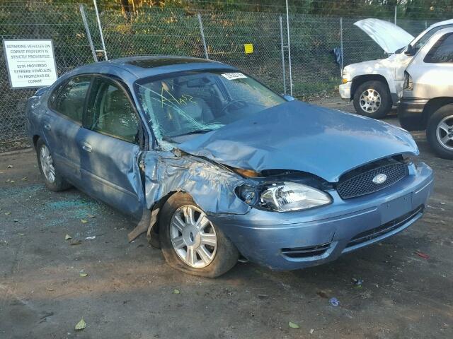 1FAFP56U17A183075 - 2007 FORD TAURUS SEL BLUE photo 1