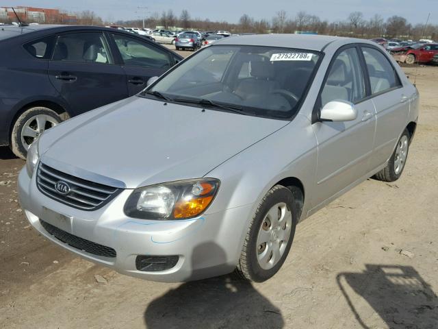 KNAFE221895650897 - 2009 KIA SPECTRA EX SILVER photo 2