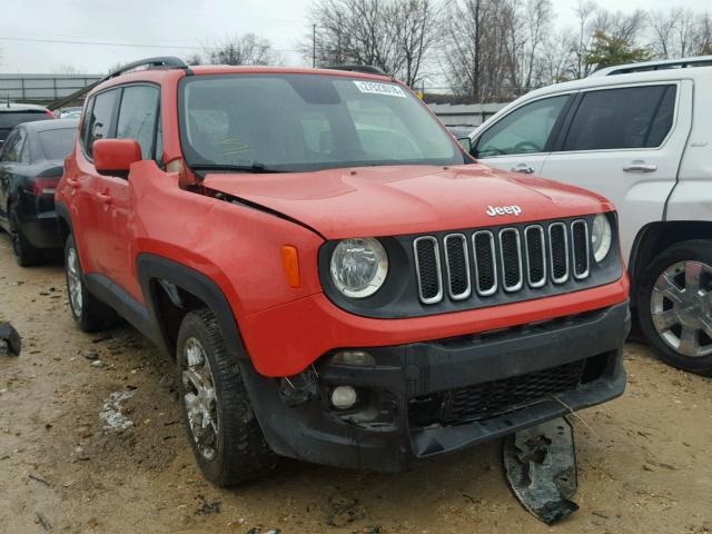 ZACCJBBT0FPB61118 - 2015 JEEP RENEGADE L ORANGE photo 1