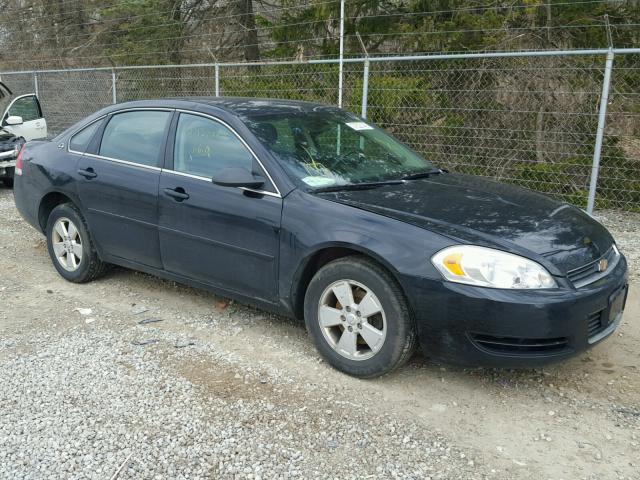 2G1WT58K479134233 - 2007 CHEVROLET IMPALA LT BLACK photo 1